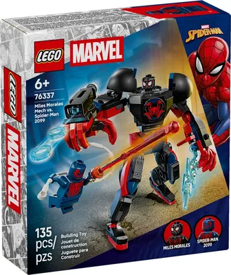 Miles Morales Mech vs. Spider-Man 2099