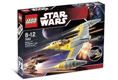Naboo N-1 Starfighter and Vulture Droid