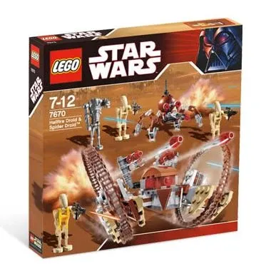Hailfire Droid and Spider Droid