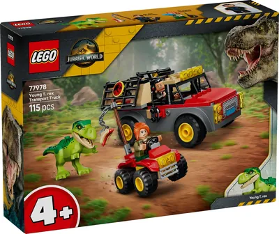 Young T. rex Transport Truck