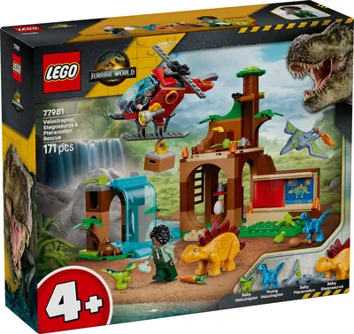 Velociraptor, Stegosaurus & Pteranodon Rescue