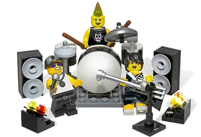 Rock Band Minifigure Accessory Set