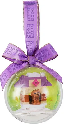 LEGO Friends Doghouse Holiday Bauble