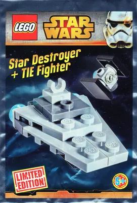 Micro Star Destroyer and TIE Fighter