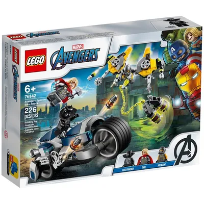 Official images of the new @LEGO @Marvel Super Heroes set 76142 Avengers Speeder Bike Attack have been revealed.•What ar