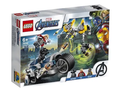 Better look at LEGO 76142 avengers speeder bike attack----