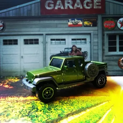 Jeep Gladiator '17#jeepgladiator #jeep #green #ribasdoriopardo #matogrossodosul #brasil #matchbox #matchboxcollector #ma