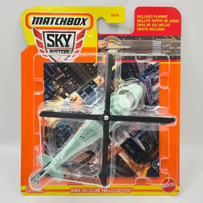 HELICOPTER WILDFIRE RESCUE RESCUE TEAM 1 No. 39 2024 MBX RESCUE HELICOPTER SKY BUSTERS MATCHBOXMATCHBOX DESIGNED FOR A L