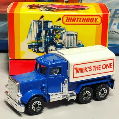 Exhaust problems!  #matchbox SF56 Peterbilt Conventional Tank Truck manufactured in 1982.  A fun factory error, the plas
