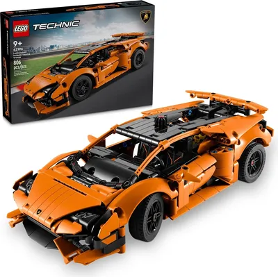 LEGO has announced another set to be released on the 1st of April, 42196 Lamborghini Huracán Tecnica Orange.This set is 