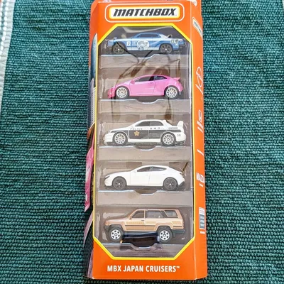 Matchbox 2024 5 Pack (C1817) - MBX Japan Cruisers (HVT66)'71 Nissan Skyline 2000 GTXHonda Civic Type RSubaru Impreza Pol