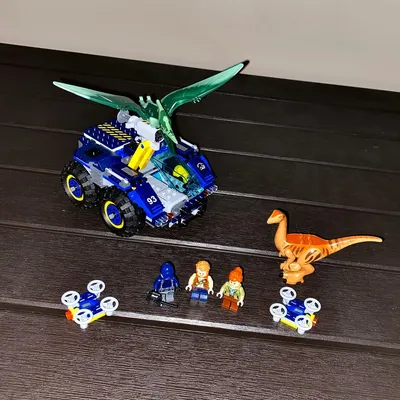 The build in this set is great, especially with the detachable mobile lab. Really glad we got a gallimimus in a set as w