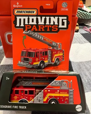 Matchbox 2024 Seagrave Fire Truck Matchbox Fire Department El Segundo, CA. This is a top-of-the-line model with many thr