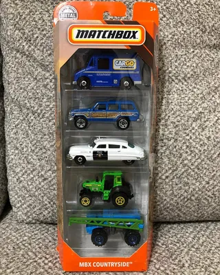 Matchbox 5-Pack of 2020MBX Countryside1.MB993 - Postal Service Delivery Truck2.MB1082 - Jeep Wagoneer3.MB1046 - '51 Huds