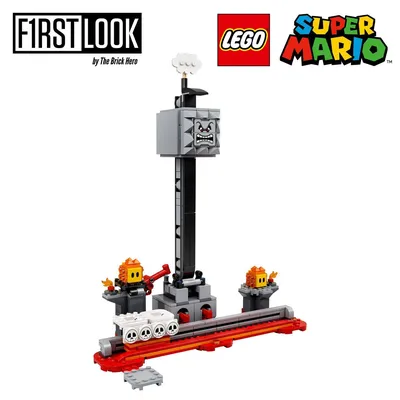 Official first look at the upcoming LEGO Super Mario expansion set 71376 Thwomp Drop! It will release August 1st, 2020 f