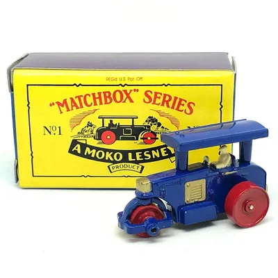 1992 Matchbox Originals Anniversary Edition - No.1 - Aveling Barford Road Roller