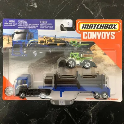 Matchbox Convoy - 4/8 - 2020MB977 - '13 Ford Cargo Logger Bed TrailerMB916 - Dirt Smasher#mymatchboxcollection #matchbox