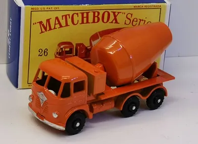 Matchbox Cement Mixer no. 26. Total restoration. Year of production 1964.🎥https://m.youtube.com/watch?v=7TkzTPhG9Lc.#mat