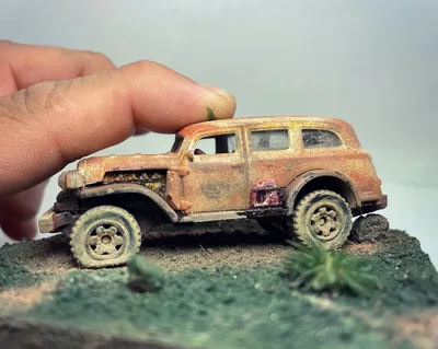 Custom jungle crawler matchbox!#rusty #rustyefect #oxido #weathering #weatheringscalemodels #scale164 #matchboxcars #cus