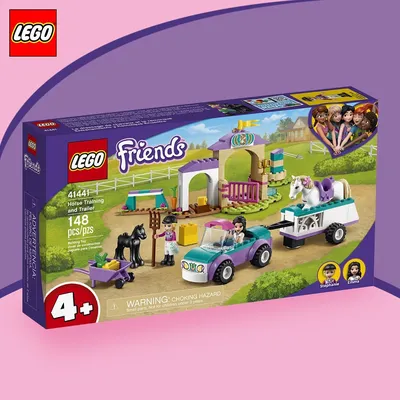 Teach your little one how to build and care for animals with this amazing ranch set! Get your LEGO® Friends Horse Traini