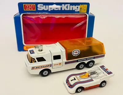 Matchbox K-7 Super King Martini Racing Car Transporter 😍#vintagematchboxcollector #vintagematchbox #matchbox #mbx #lesne