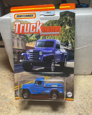 Walmart exclusive Matchbox Willys Jeep pickup 4x4. I have always loved this model. This would be 7/12 of the Truck serie