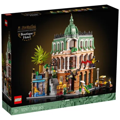 Nouveauté LEGO 10297 Boutique Hotel - Modular Buildings Collection (3066 pièces, 199,99€) : l'annonce officielle 👉 www.h