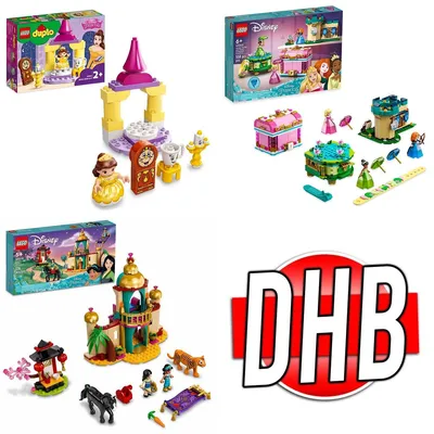 Available at @shopdisney* LEGO DUPLO Belle's Ballroom 10960 – Beauty and the Beast $22.99* LEGO Aurora, Merida and Tiana