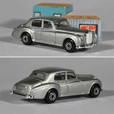 -Mac Ragan CollectionMatchbox c. 1960 Rolls-Royce Silver Cloud II, (±1:64), James Bond “A View to a Kill” release, made 