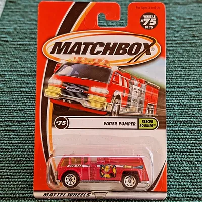 Matchbox 2002 #75/75 Rescue Rookies #13/13 - Water Pumper (95267)#matchbox #matchbox2002 #mb #mb2002 #mattel #mattel2002