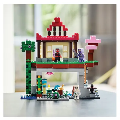 LEGO® Minecraft® The Training Grounds (21183) is a large, detailed and highly versatile playset that will give lasting p