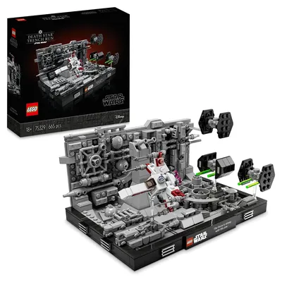 Nouveauté LEGO Star Wars 75329 Death Star Trench Run Diorama (665 pcs, 59,99€, 1er mai 2022), les visuels officiels via 