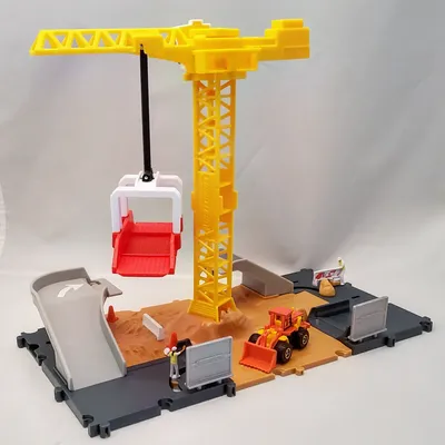 2022 Matchbox Action Drivers Construction SiteThe set features are all manual play and includes a crane that lifts and r