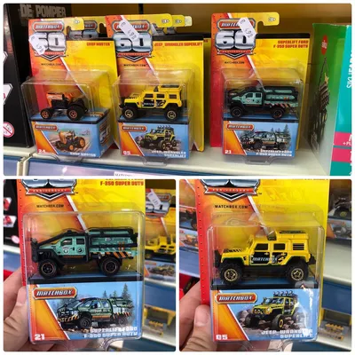 Found some older Matchbox 60th Anniversary models (2013). I gave a few of them a new home after being 9 years on the she