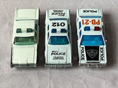 I thought I’d grab a handful of US Matchbox Police Cars and reflect on its importance as a fixture in the line-up. Focus