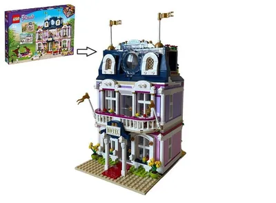 Latest alternate build Lego MOC, and this time it’s finally not a castle! 😂 41684 Grand Hotel Modular alternate build.In