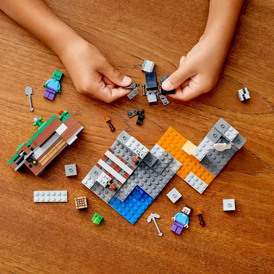 LEGO Minecraft The "Abandoned" Mine (21166) brings classicN15000Minecraft action to life in the real world as kids help 