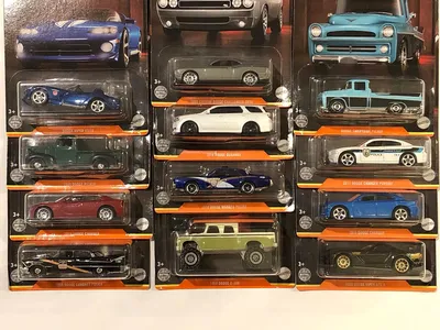 2022 Walmart Exclusive Dodge set. Like other exclusive sets, this set also includes twelve models. Five were released ea