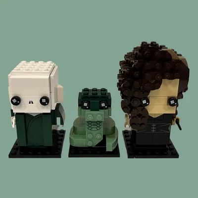 Voldemort, Nagini, & Bellatrix (40496) (BrickHeadz)BrickHeadz Rating = 7.5Do you like this set? Do you agree with my rat