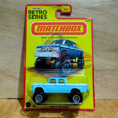 ⭐ 🇫 🇱 🇦 🇸 🇭 🇸 🇦 🇱 🇪 ⭐➡️ Matchbox 1968 Dodge A200➡️ Series Retro➡️ Rilis Thailand 2022➡️ CARD/BLISTER/BUBBLE NOT MINT.⚠️⚠