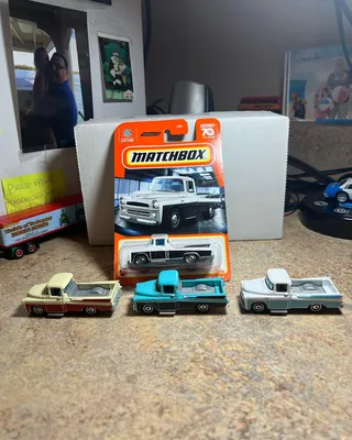 Matchbox 2023 Mainline Dodge Sweptside Pickup No.14/100. This is third mainline release of this model but the fourth var