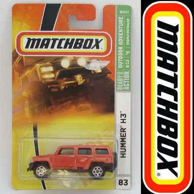 The #matchbox Hummer H3 ran in the basic range for 8 years, from 2005 until 2012. It had the unfortunate MAN number of M