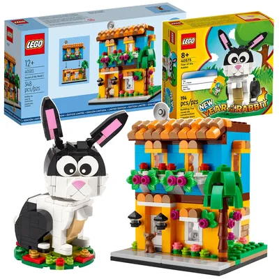 C'est parti pour les cadeaux LEGO 40583 Houses of the World et 40575 Year of the Rabbit, ils sont dès maintenant offerts