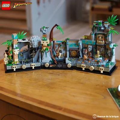 Nouveau LEGO Indiana Jones 77015 : Le Temple de l'Idole en Or disponible le 1er avril 2023#lego #afol #avenuedelabrique 
