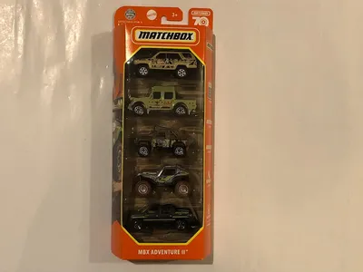 A new Matchbox Five-pack is out on the market. Check your local Target or Walmart..MBX Adventure II includes:MB0805 Toyo