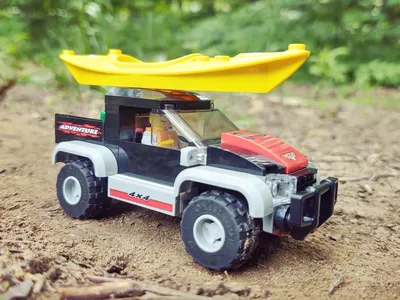 Here's a look at a good bit of my LEGO City outdoor and recreational vehicles:Kayak Adventure 60240 (2019)Race Buggy Tra
