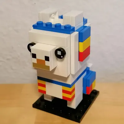 Das Brickhead-Llama (Lego® 40625).Einfach niedlich 😍#lego #afol #tfol #legoset #legobrickheadz #legominecraft #legoworld