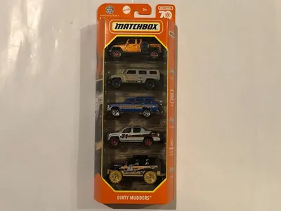 A new Matchbox Five-pack is out on the market. Check your local Target or Walmart..Dirty Mudders includes:MB0666 Hummer 