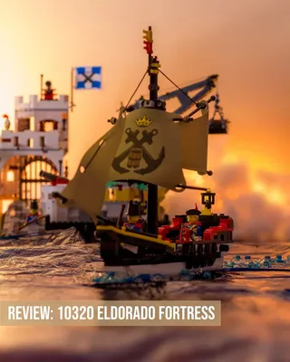 Review: 10320 Eldorado FortressAhoy mates! LEGO Pirates are here! Again!Eldorado Fortress is an incredibly photogenic LE