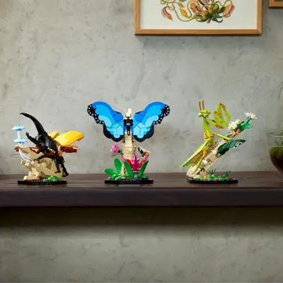 🪲 Time to bug out over these LEGO Ideas Insects!Introducing 21342 The Insect Collection, the 50th LEGO Ideas set, coming